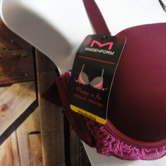 Madenform Extreme Lift Maximize your curves, NWT 36D bra~Purple - Picture 4 of 7